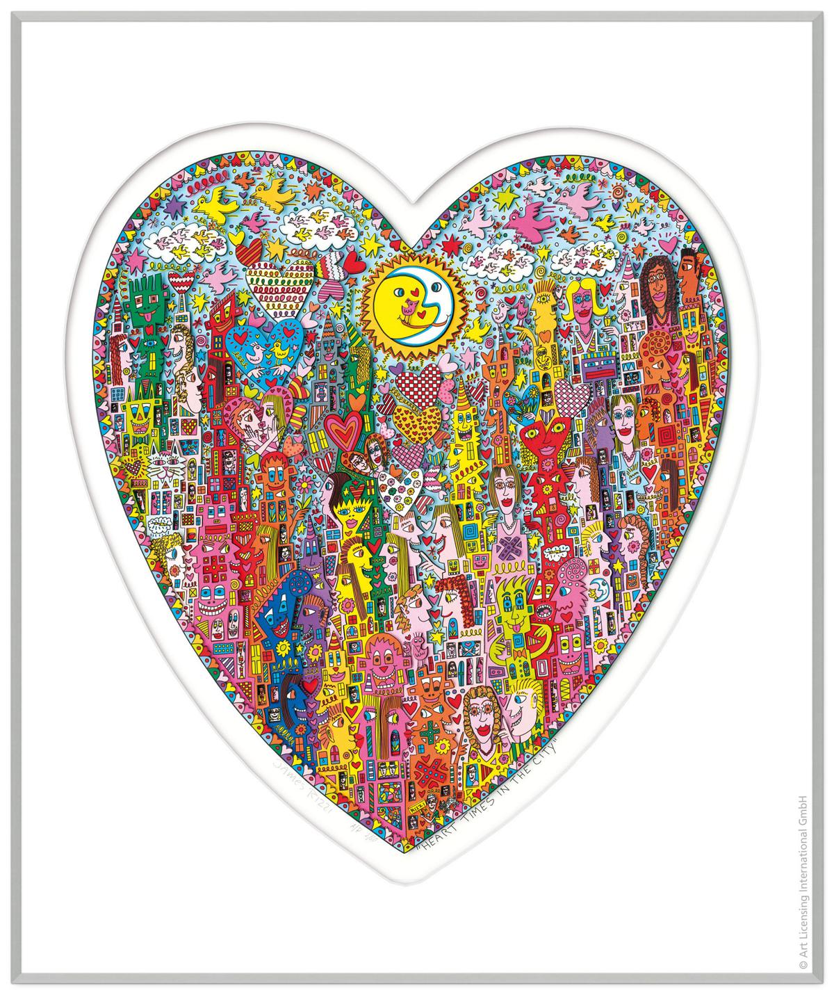 JAMES RIZZI - HEART TIMES IN THE CITY - letztes Exemplar -