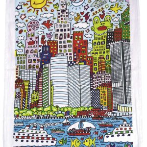 Fridolin - Geschirrtuch mit Motiv von James Rizzi - MY N.Y.C.