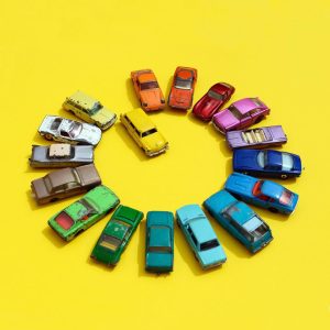 Eva Gieselberg - Candycars - Minicars - Farbkreis gelb