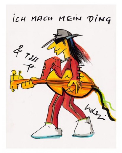UDO LINDENBERG - Siebdruck - Ich mach mein Ding