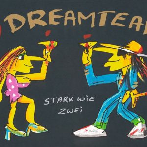 UDO LINDENBERG - Siebdruck - Dreamteam-Stark wie Zwei