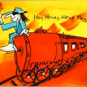 UDO LINDENBERG - Siebdruck - Hey Honey, keine Panik