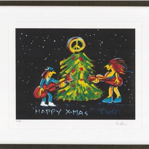 UDO LINDENBERG - Siebdruck - HAPPY X-MAS