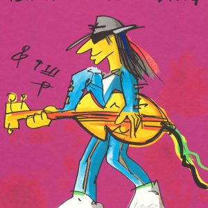 UDO LINDENBERG - Siebdruck - Ich mach mein Ding - PINK -