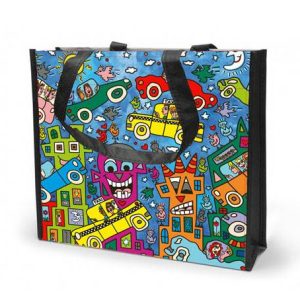 Goebel - James Rizzi - Not Getting Around the Traffic - Tasche - Kunststoff