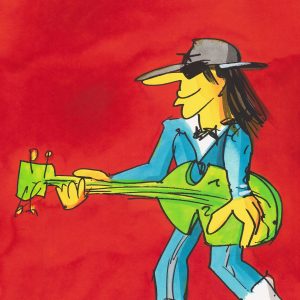 UDO LINDENBERG - Siebdruck - Ich mach mein Ding - Rot-