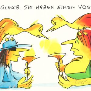 UDO LINDENBERG - Siebdruck - „Ich glaub, Sie haben einen Vogel!"