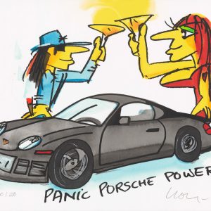 UDO LINDENBERG - Siebdruck - Panic Porsche Power 2020