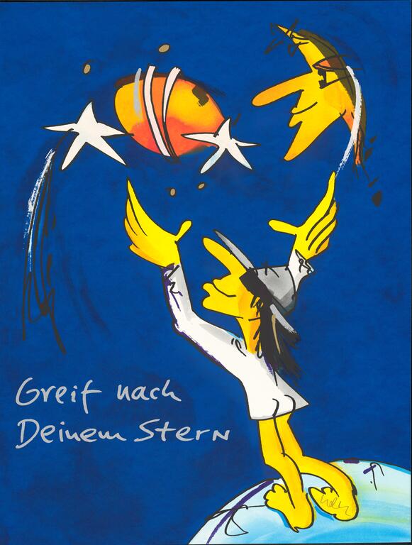 UDO LINDENBERG - Siebdruck - GREIF NACH DEINEM STERN - Edition 2021