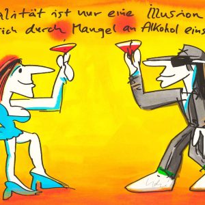 UDO LINDENBERG - Siebdruck - Realität ist nur eine Illusion