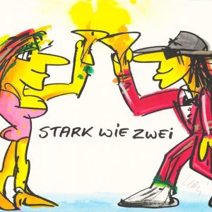 UDO LINDENBERG - Siebdruck - STARK WIE ZWEI - EDITION 2021 - Leider vergriffen
