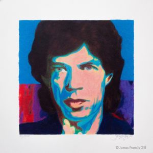 JAMES FRANCIS GILL - Grafik - MIKE JAGGER 1 (Mini)
