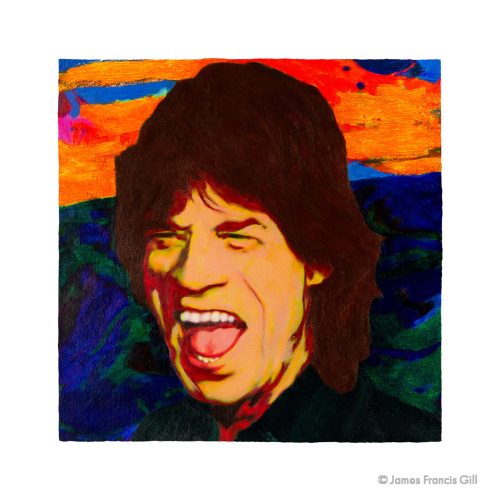 JAMES FRANCIS GILL -  Grafik - MICK JAGGER 3 (Mini)