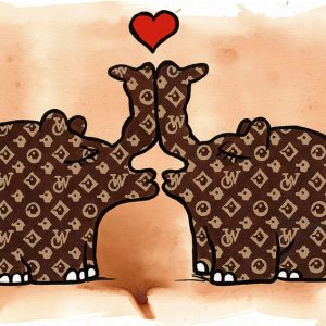 OTTO WAALKES Ottifanten "Wuitton Love“