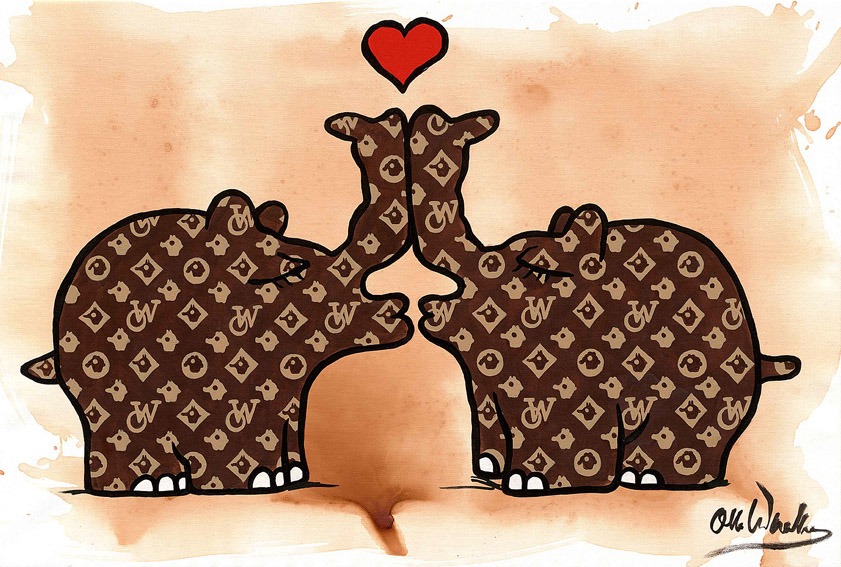 OTTO WAALKES Ottifanten "Wuitton Love“