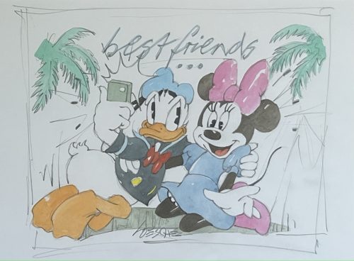BEST FRIENDS - Donald & Daisy Duck - Wolfgang Loesche