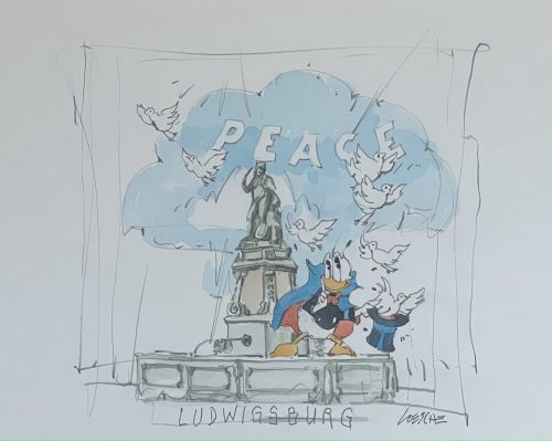 PEACE - LUDWIGSBURG - Donald Duck - Wolfgang Loesche