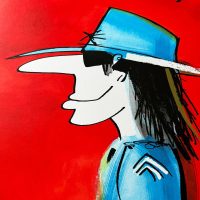 UDO LINDENBERG   -  handsignierter Siebdruck  - Ich mach mein Ding  - Version 2024