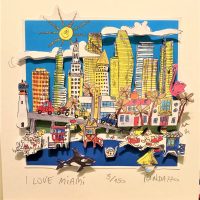 I love Miami - Paolo Randazzo - 3D-Kunstwerk -