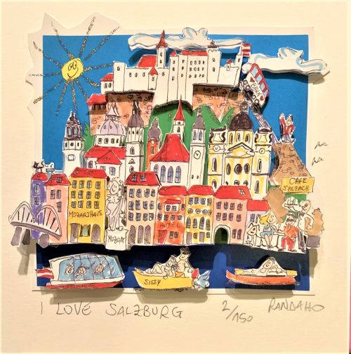 I love Salzburg - Paolo Randazzo - 3D-Kunstwerk -
