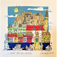 I love Heidelberg - Paolo Randazzo - 3D-Kunstwerk -