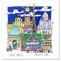 I love Paris - Paolo Randazzo - 3D-Kunstwerk -