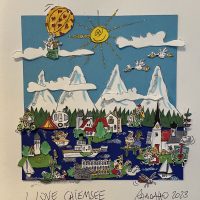 I love Chiemsee - Paolo Randazzo - 3D-Kunstwerk -