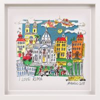 I love Roma - Paolo Randazzo - 3D-Kunstwerk -