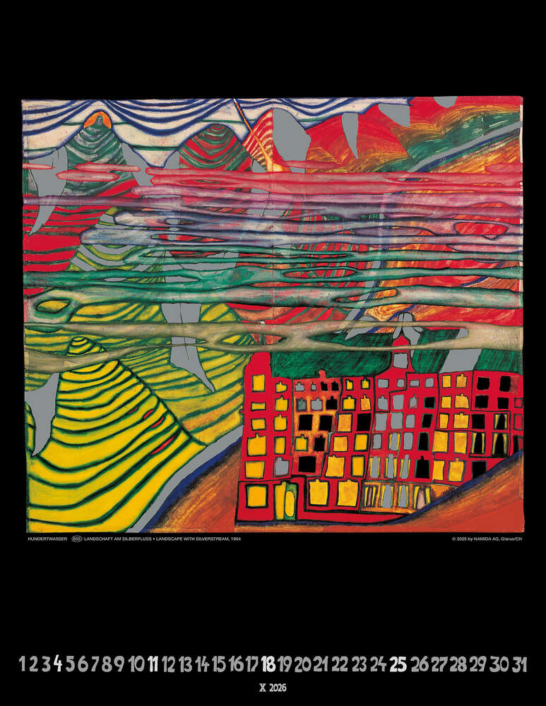 Hundertwasser Art Calendar 2026 – Bild 11