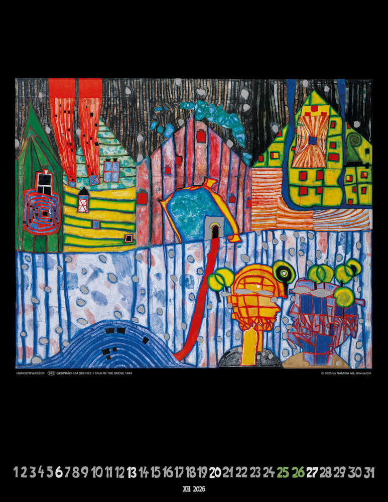 Hundertwasser Art Calendar 2026 – Bild 13