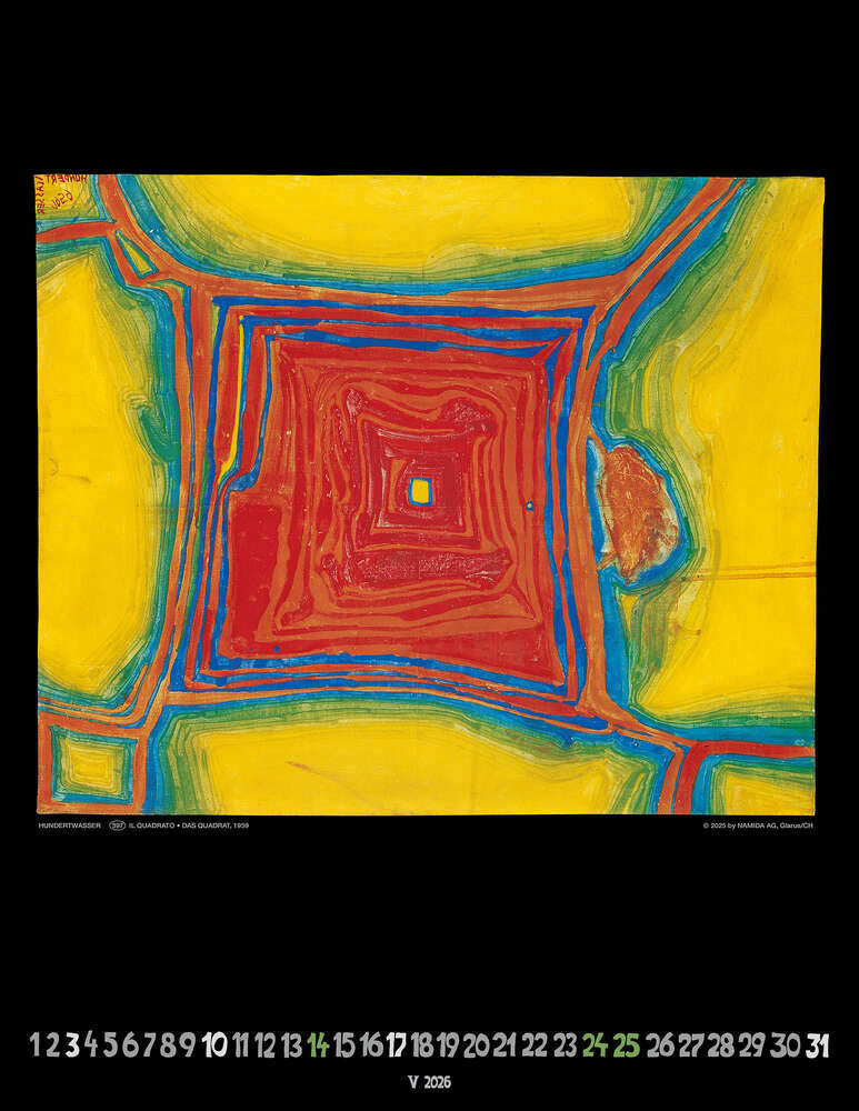 Hundertwasser Art Calendar 2026 – Bild 6