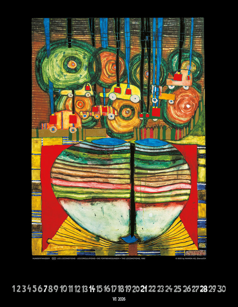 Hundertwasser Art Calendar 2026 – Bild 7