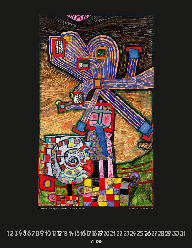 Hundertwasser Art Calendar 2026 – Bild 8