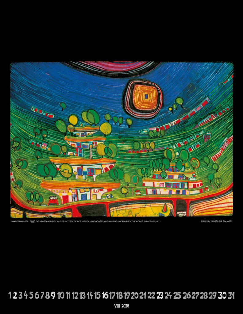 Hundertwasser Art Calendar 2026 – Bild 9