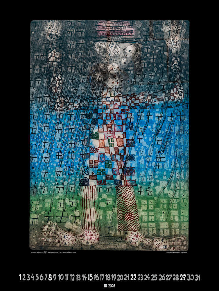 Großer Hundertwasser Art Calendar 2026 Limited Collector's Edition – Bild 4