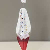 Michael Günther - Glasfigur - UNIKAT - Man in Red "Mini"