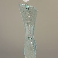 Michael Günther - Glasfigur - UNIKAT - Man in Türkis - Simple