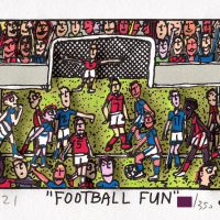 JAMES RIZZI - FOOTBALL FUN - Rarität - Einzelstück