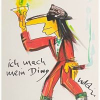 UDO LINDENBERG - UNIKAT - Original "ICH MACH MEIN DING" vergriffen