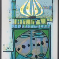 Hundertwasser Original Graphik - Mappe mit 7 Blättern